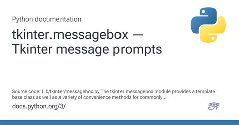 Image result for Tkinter Message Box Python