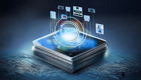 Toradh íomhá ar Stack Computer Illustration