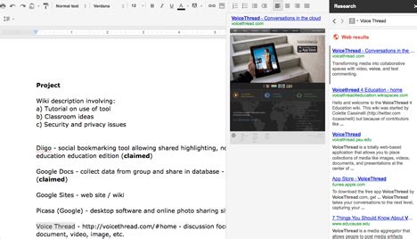 Example of a Data Research in Google Docs に対する画像結果
