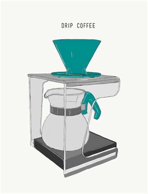 Bildergebnis für Drip Filter Coffee Machine Design Draft