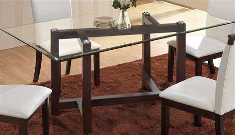 Image result for Rectangular Glass Dining Table