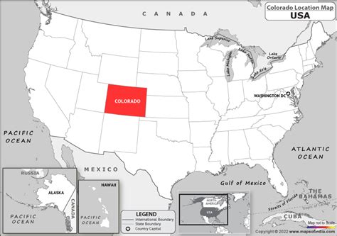 Image result for Co On US Map