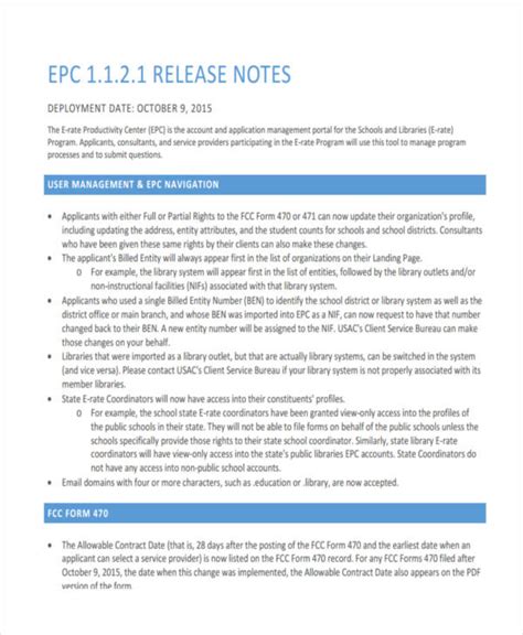 Toradh íomhá ar Release Notes Sample