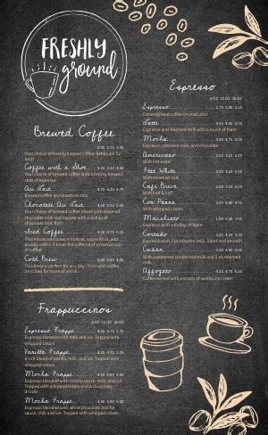 Afbeeldingsresultaten voor Coffe Menu Sample