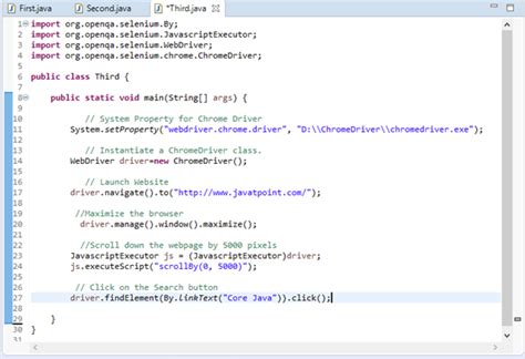 Toradh íomhá ar Selenium WebDriver Chrome