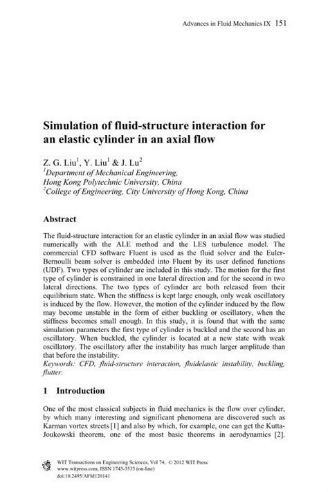 Image result for Fluid Structure Interaction