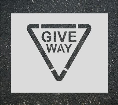 Image result for Give Way Circle Text