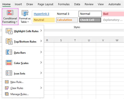 Image result for How to Find Conditional Formatting in Excel