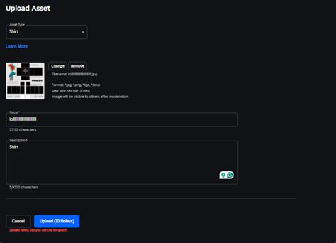Image result for Empty Roblox Error Code Template