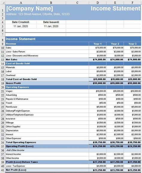 Image result for Basic Income Statement Worksheet