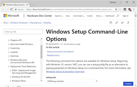 Toradh íomhá ar Setup Windows Command
