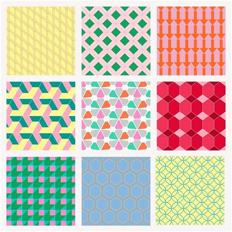 Geometric pattern background, colorful abstract | Premium PSD - rawpixel