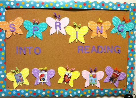 Image result for Library Spring Bulletin Board Display