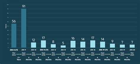 Toradh íomhá ar Java Release Version Chart