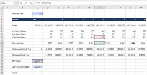 Image result for Excel Discount Rate