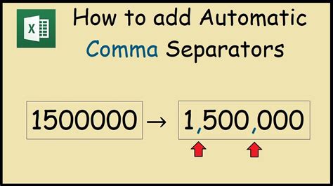 Image result for How to Put Comma Between Numbers