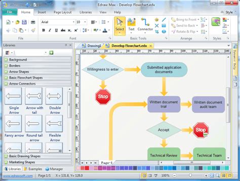 Toradh íomhá ar Flowchart Drawing Software