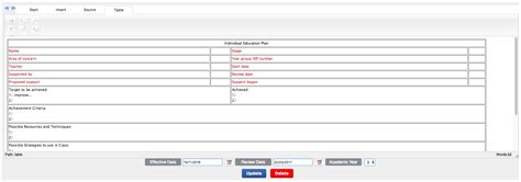Image result for IEP Plan Expample
