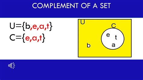What Is a Complement Set に対する画像結果