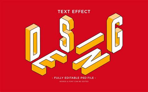 Image result for Isometric Text Effect PSD