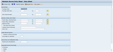 Image result for Service Entry Sheet SAP