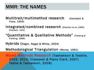 Image result for MMR Process Mixed Methods