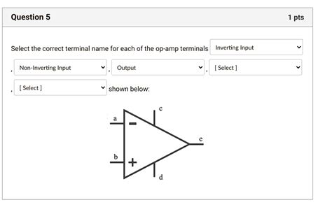Non Inverting Input Terminal に対する画像結果