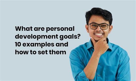 Personal Development Goals Examples に対する画像結果