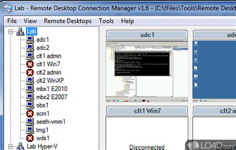Afbeeldingsresultaten voor Microsoft Remote Desktop Connection Manager