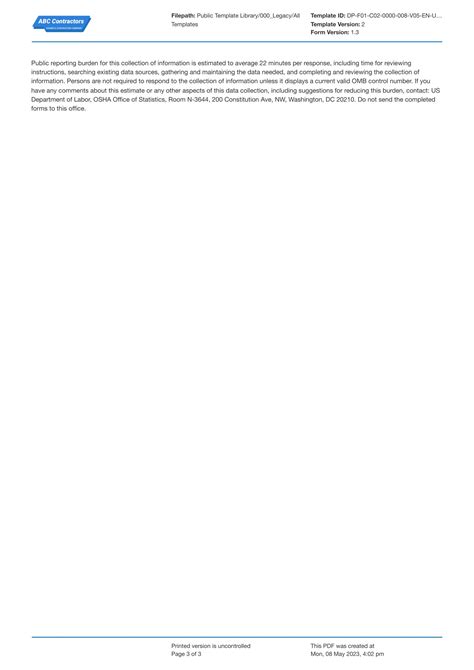 Image result for OSHA Incident Report Form 301