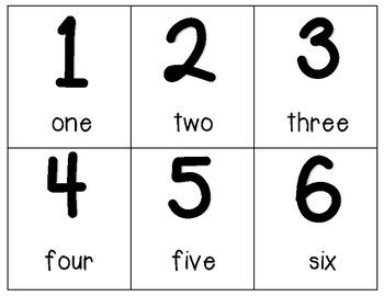 Image result for Numbers 1 to 10 Flash Cards
