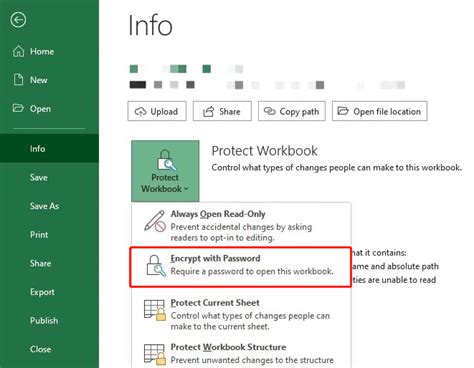 Image result for Encrypt Excel File with Password