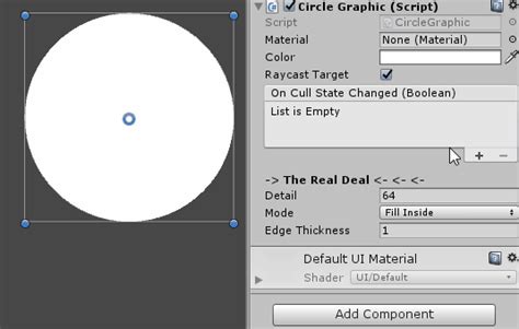 Image result for UI Panel Unity Circle