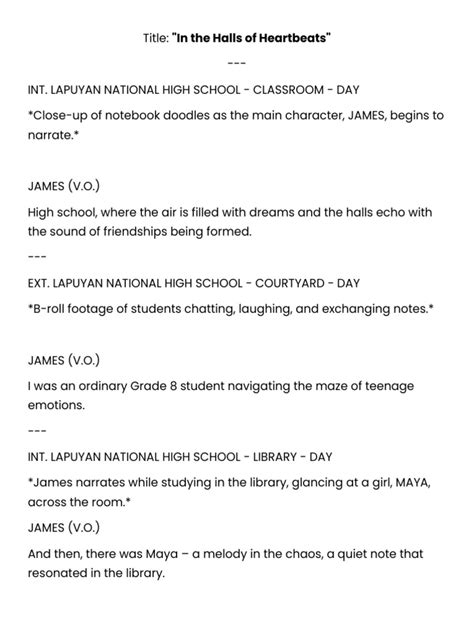 Image result for Script Voorbeeld