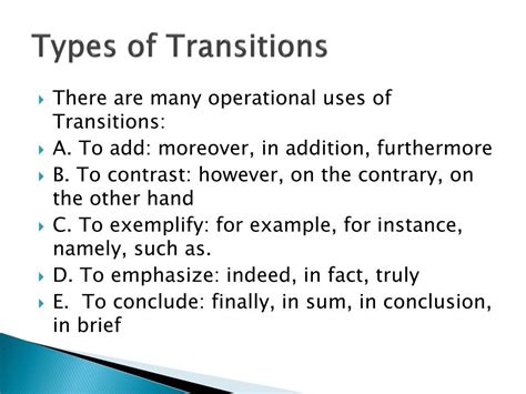 Image result for Types of Transitional of Forms