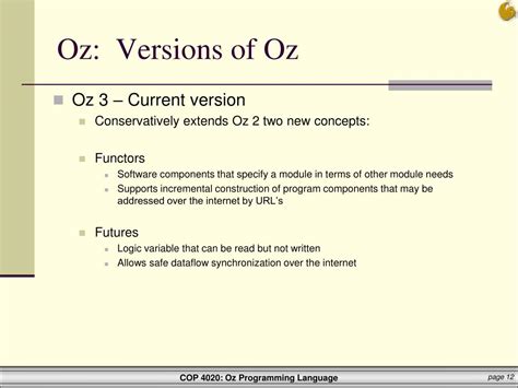 Image result for Oz Programming Language