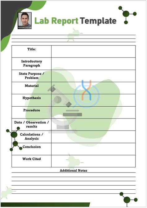 Classy Lab Report Layout に対する画像結果