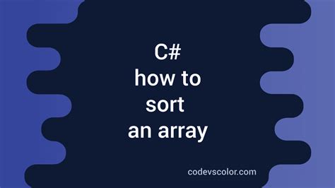 Image result for Sorting an Array in C User-Defined Function