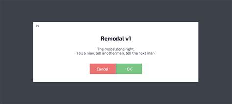 Image result for Pretty Select Modal Dialog