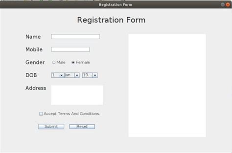 Image result for Data Entry Form UI Java Swing