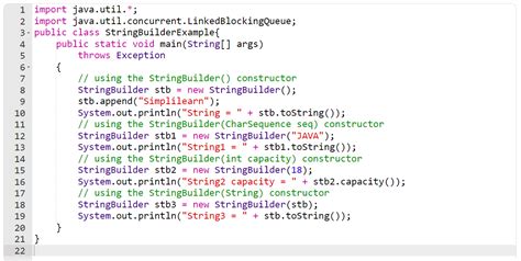 Afbeeldingsresultaten voor Stringbuilder Java