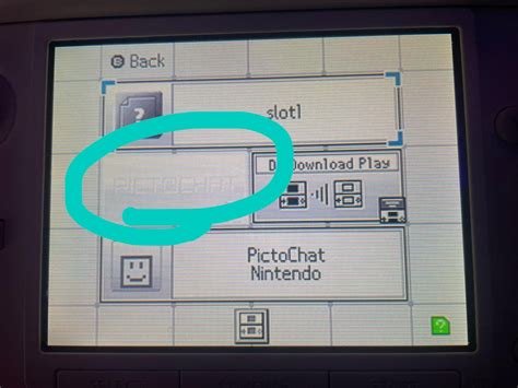 Image result for PictoChat Menu