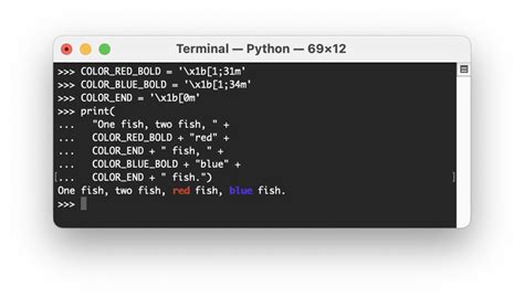 Image result for Terminal Colors Python