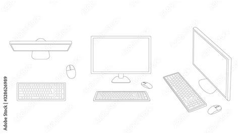 Home Computer Line Drawing に対する画像結果