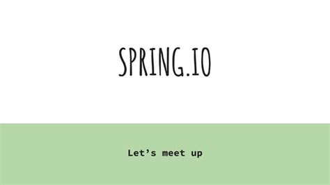 Image result for What Is Spring Io