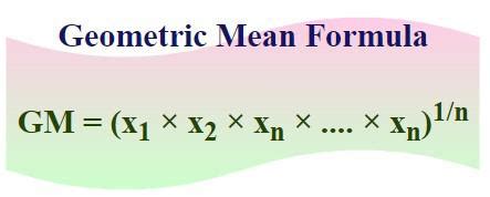 Geometric Mean Formula Eith 2 Numbers に対する画像結果