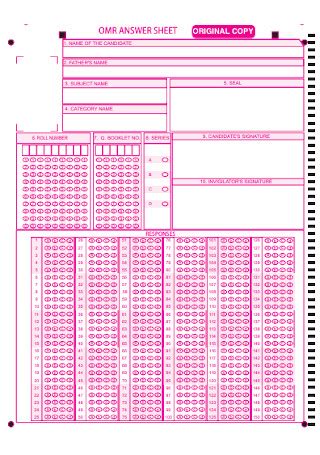 Image result for Test Answer Sheet with Line PDF