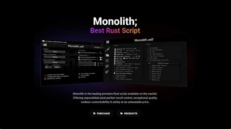 Toradh íomhá ar Monolith Rust Script
