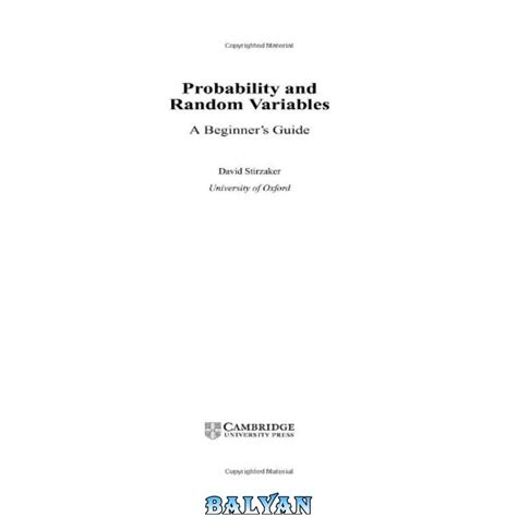 Toradh íomhá ar Probability and Random Variables Book PDF
