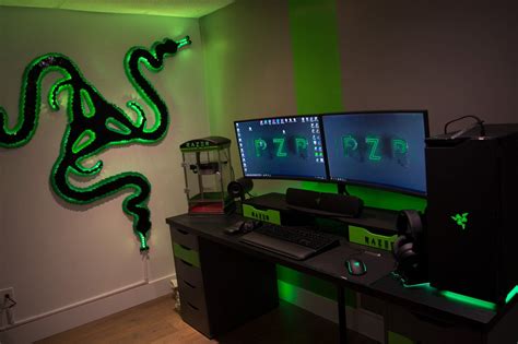 Image result for Computer Set Up Razer Background